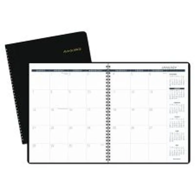AT-A-GLANCE Monthly Planner, 11 x 9, Black Cover, 15-Month: Jan 2026 to Mar 2027