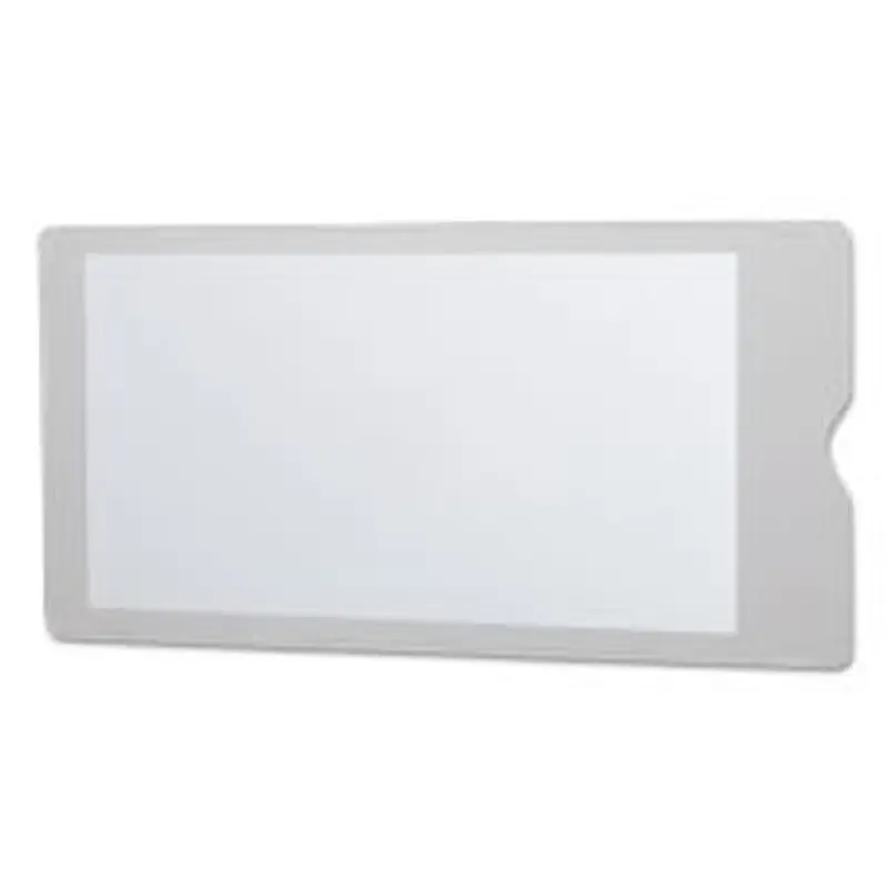 Oxford Utili-Jac Heavy-Duty Clear Plastic Envelope, 4 x 9, Clear, 50/Box