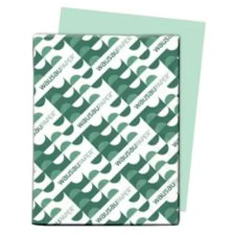 Exact Vellum Bristol Cover Stock, 8 1/2" x 11", 67 Lb, Green, Pack Of 250 Sheets