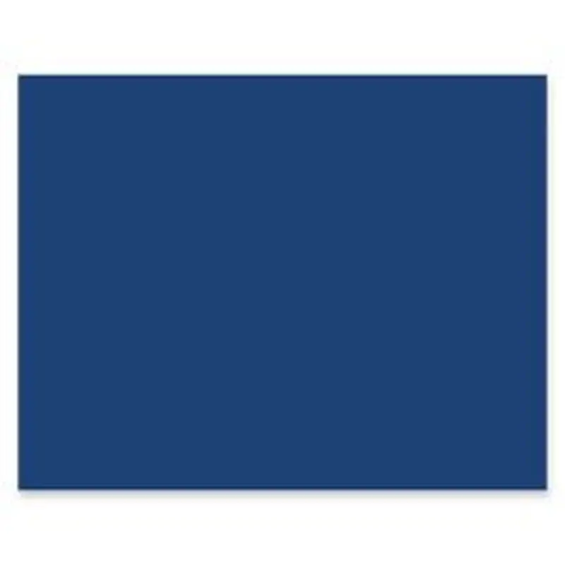 Pacon Peacock 100% Recycled Railroad Board, 22" x 28", 4-Ply, Dark Blue, Carton Of 25 Sheets