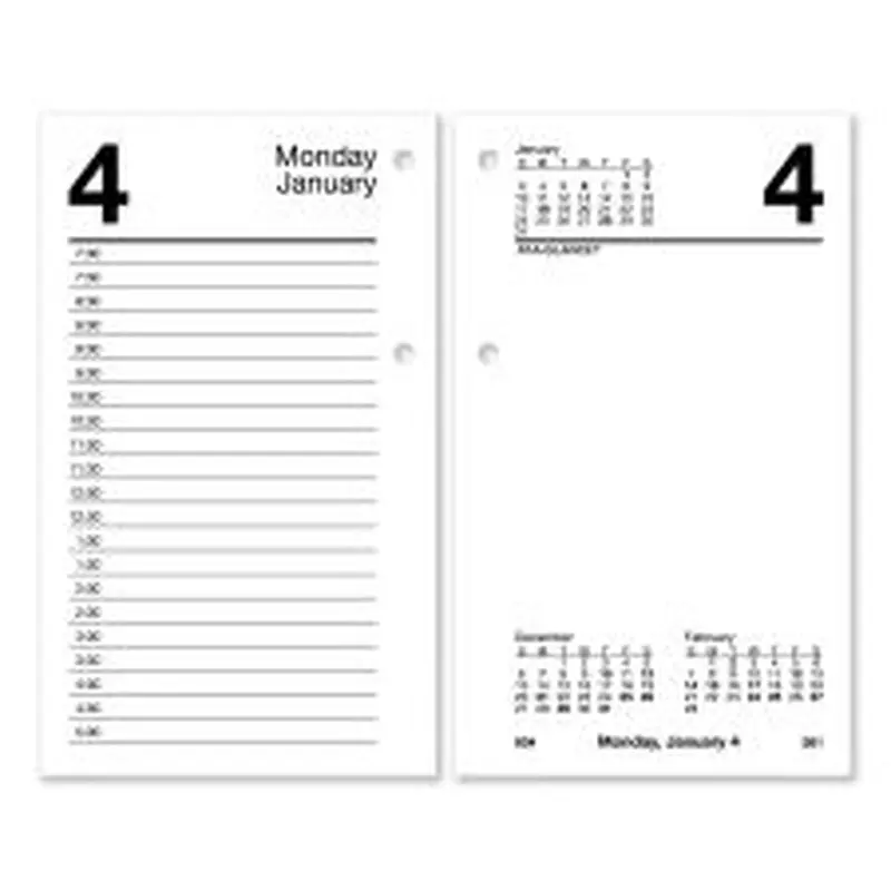 At-A-Glance Loose-Leaf Desk Calendar Refill