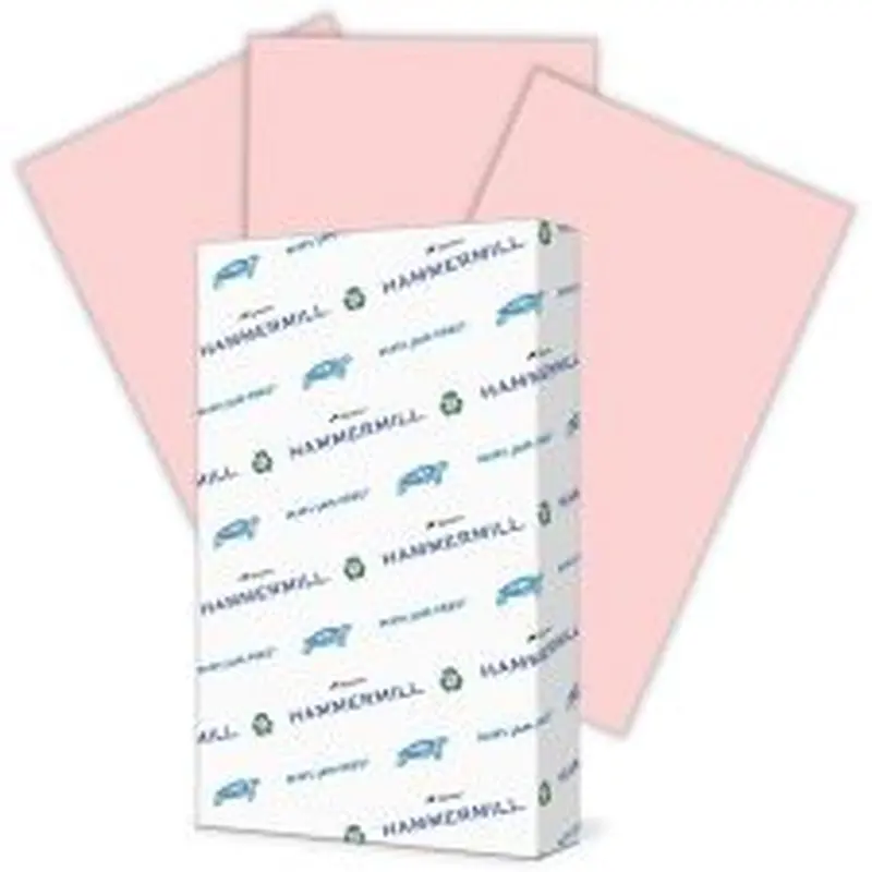 Hammermill Fore Super-Premium Color Copy Paper, 1 Ream, Pink, Legal (8.5" x 14"), 500 Sheets Per Ream, 20 Lb, 30% Recycled