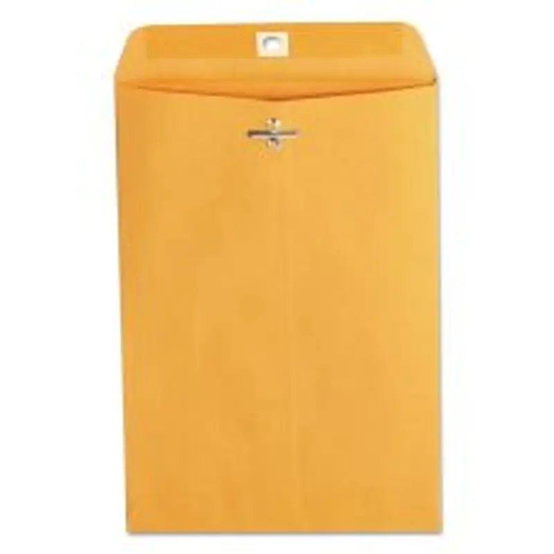 Universal Center-Seam 6 1/2" x 9 1/2" Manila Envelopes, Clasp Closure, 28 Lb, Brown Kraft, Box Of 100