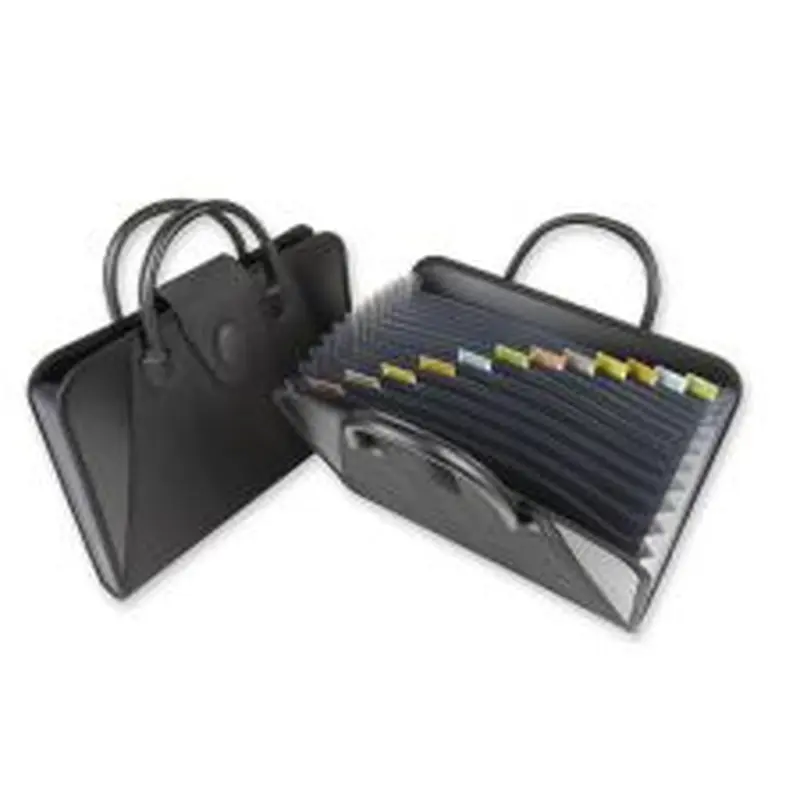 C-Line Expanding File With Handles, Letter Size, Black
