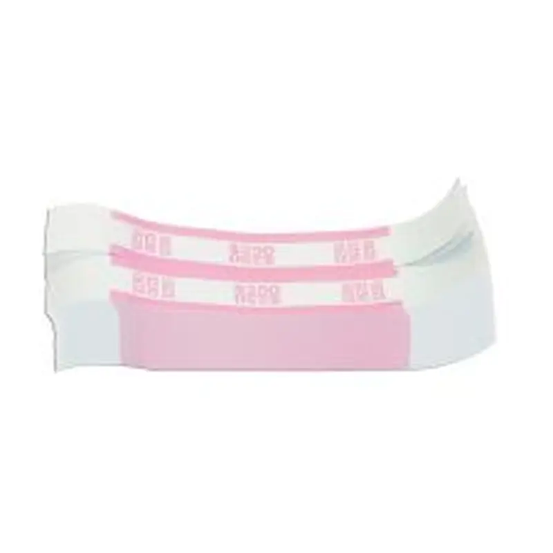 PAP-R Currency Straps, Pink, $250, Pack Of 1,000