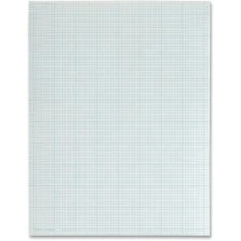 TOPS Quad-Ruling Cross Section Pad, Letter Size, Quadrille Ruled, 50 Sheets