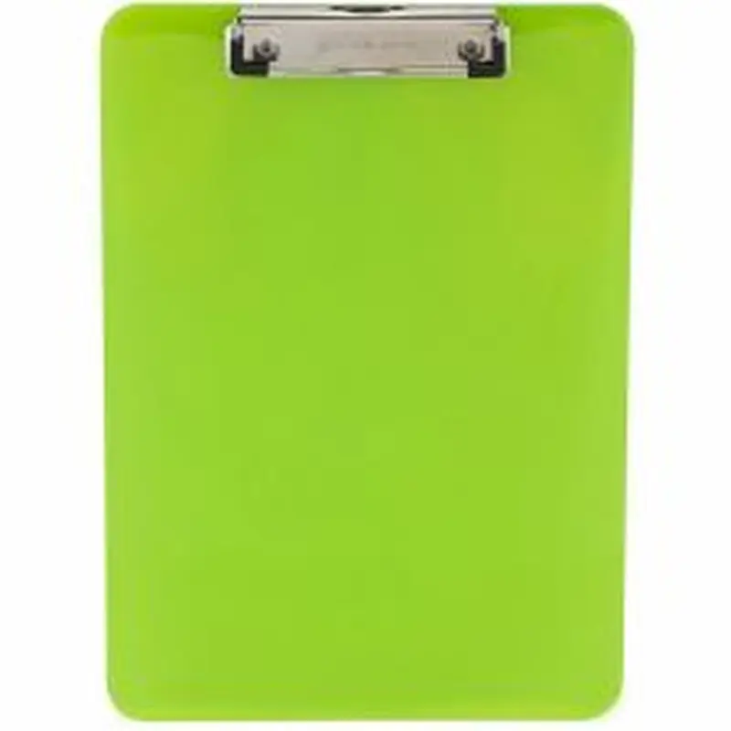 Charles Leonard Rubber Grip Plastic Clipboards