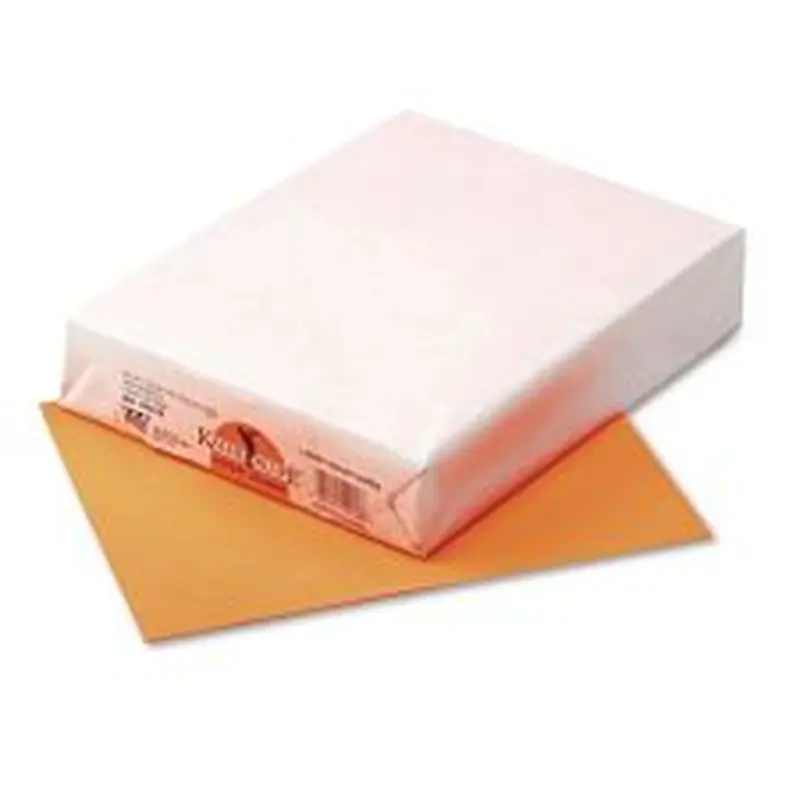 Pacon Kaleidoscope Multipurpose Colored Paper, 24 lb Bond Weight, 8.5 x 11, Hyper Orange, 500/Ream