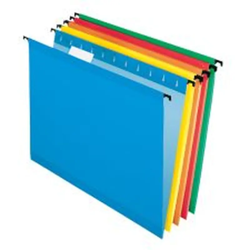 Pendaflex SureHook Technology Hanging File Folders, Letter Size, Assorted Colors, Box Of 20 Folders