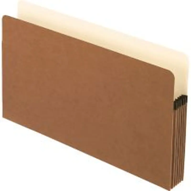 Pendaflex Smart Shield File Pockets, Legal Size, Redrope, 5 1/4" Expansion