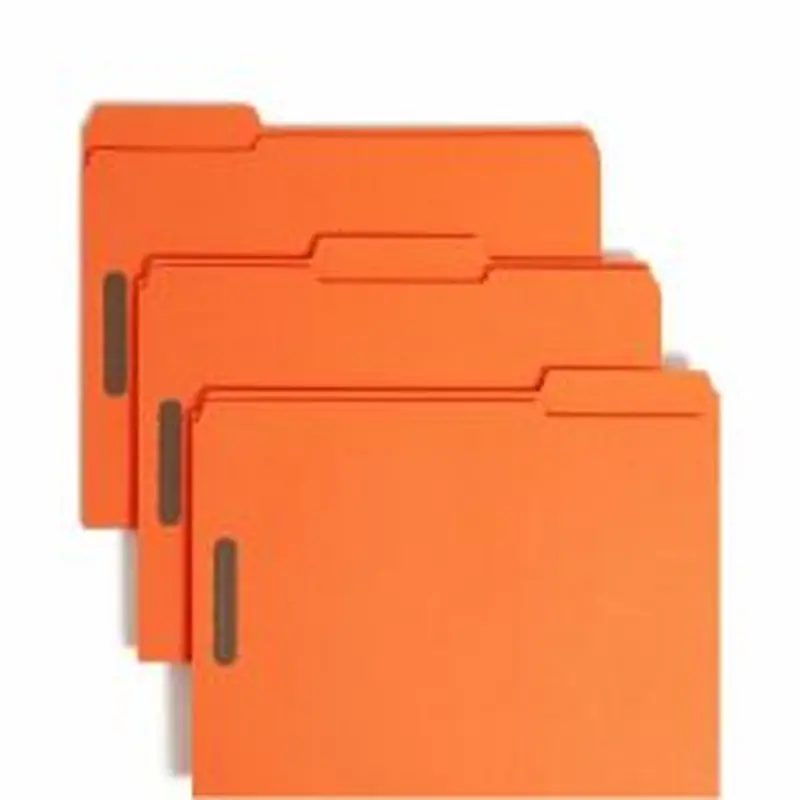 Smead 12540 1/3 Tab Cut Letter Recycled Fastener Folder