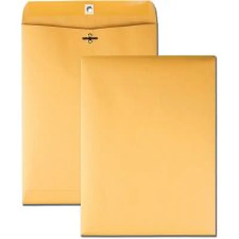 Business Source Heavy-duty Clasp Envelopes - Clasp - #63 - 6 1/2" Width x 9 1/2" Length - 28 lb - Clasp - Kraft - Kraft - 100 / Box