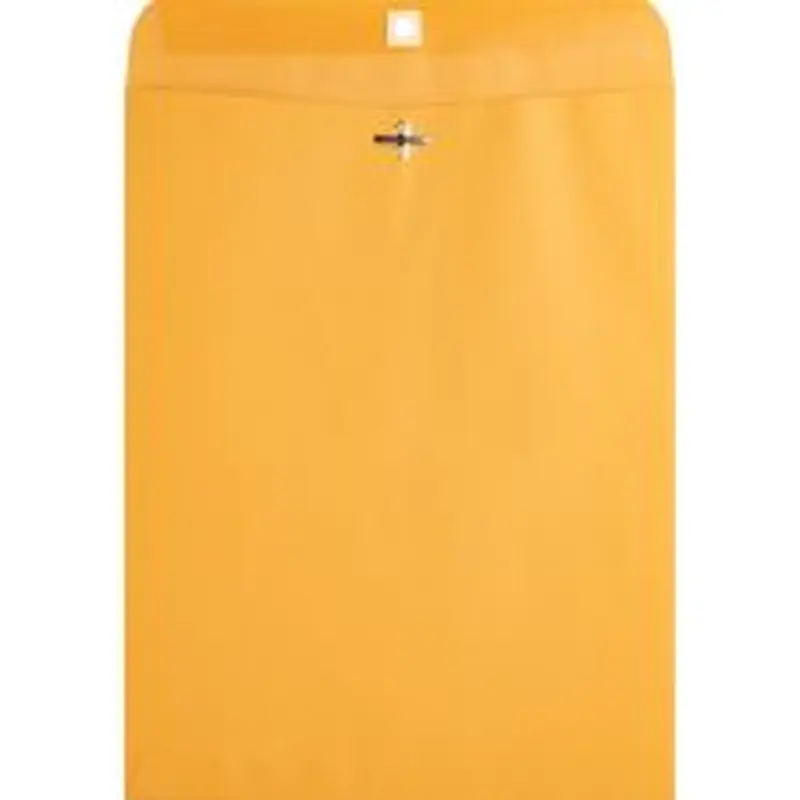 Business Source Heavy-duty Clasp Envelopes - Clasp - #97 - 10" Width x 13" Length Diameter - 28 lb - Clasp - Kraft - 100 / Box - Kraft