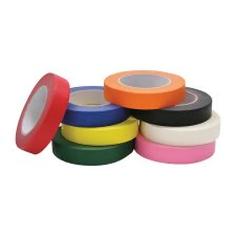 Pacon Chenille Kraft Colored Masking Tape, 1" x 60 Yd., Assorted Colors, Pack Of 8