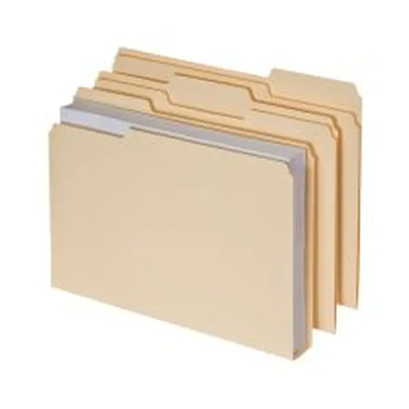 Pendaflex Double Stuff File Folders, Letter Size, 1 1/2" Expansion, Manila, Pack Of 50 Folders