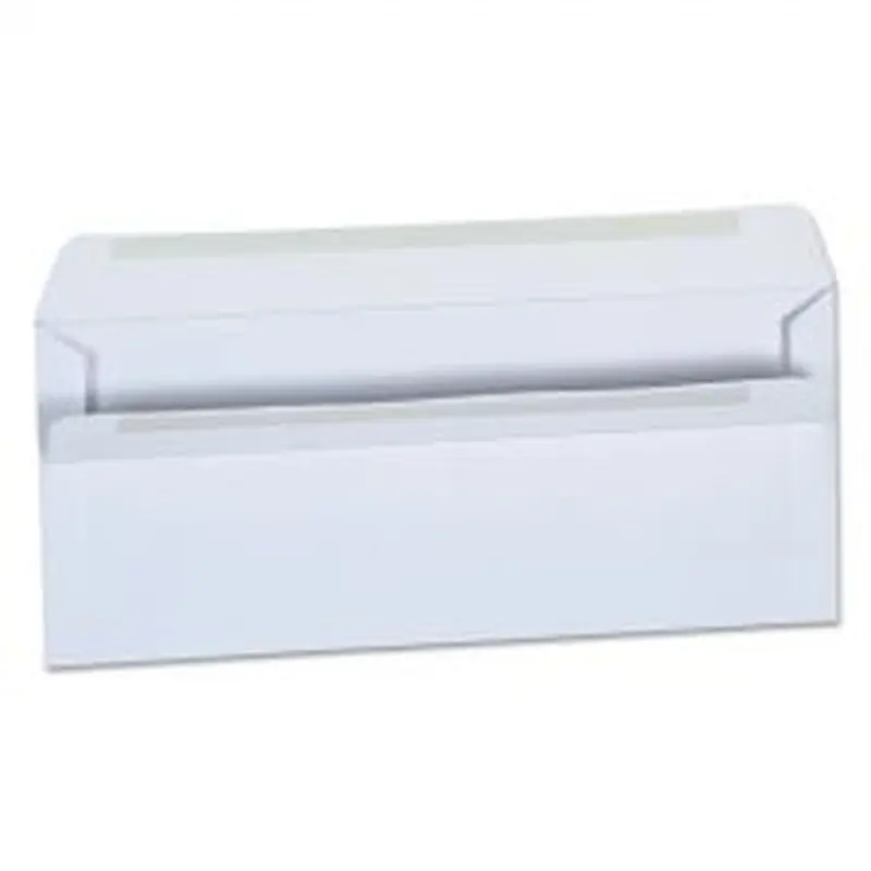 Universal Self-Seal Business Envelope, #10, Square Flap, Self-Adhesive Closure, 4.13 x 9.5, White, 500/Box