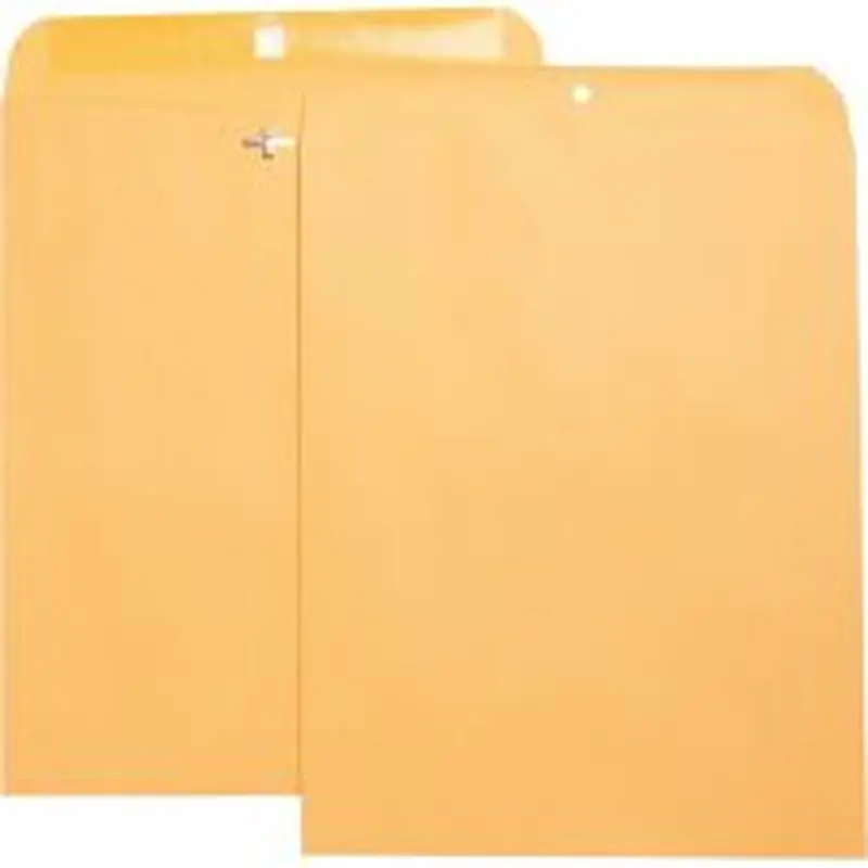 Business Source Heavy-duty Clasp Envelopes - Clasp - #105 - 11 1/2" Width x 14 1/2" Length - 28 lb - Clasp - Brown Kraft - Kraft - 100 / Box