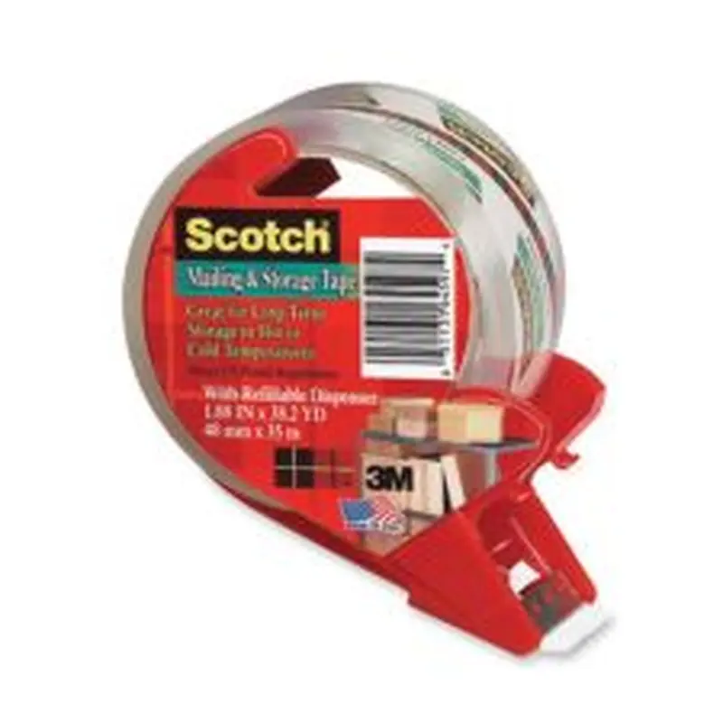 Scotch Packaging Tape with Dispenser, Clear