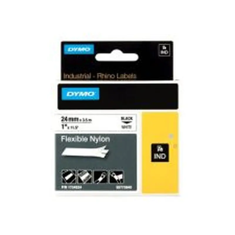 DYMO Rhino 1734524 Flexible Nylon Label Tape
