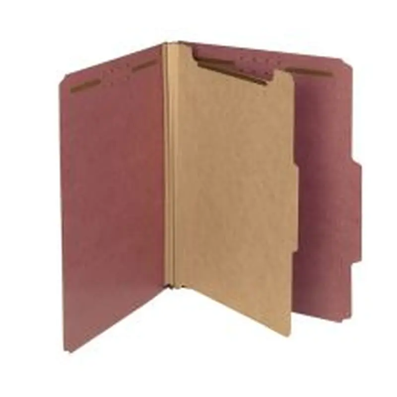 Smead 13723 2/5 Tab Cut Letter Recycled Classification Folder