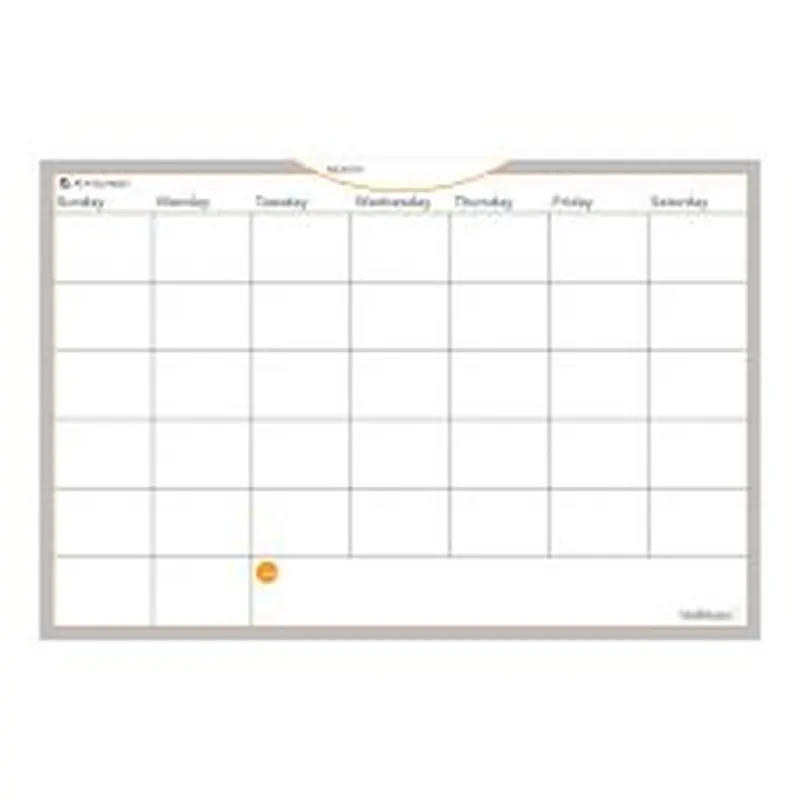 AT-A-GLANCE WallMates Non-Magnetic Dry-Erase Whiteboard Calendar Surface, 12" x 18", Monthly Undated