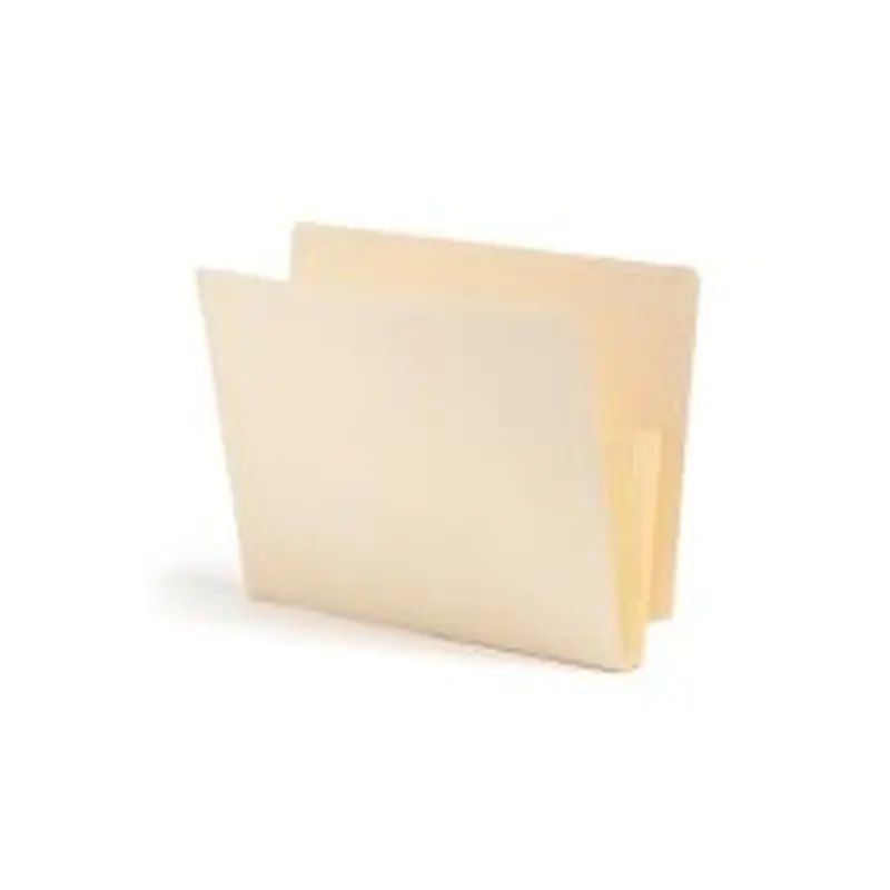 Smead End-Tab Convertible File Pockets, 5 1/4" Expansion, Letter Size, Manila, Pack Of 10