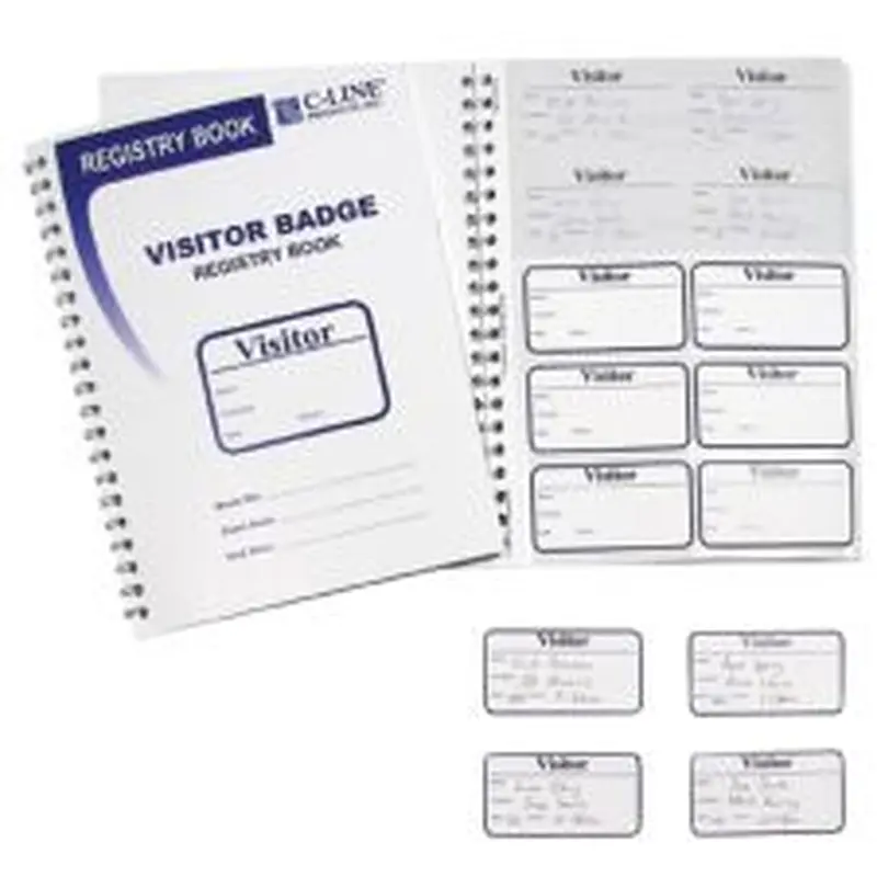 C-Line Registry Log Visitor Badges - CLI97030
