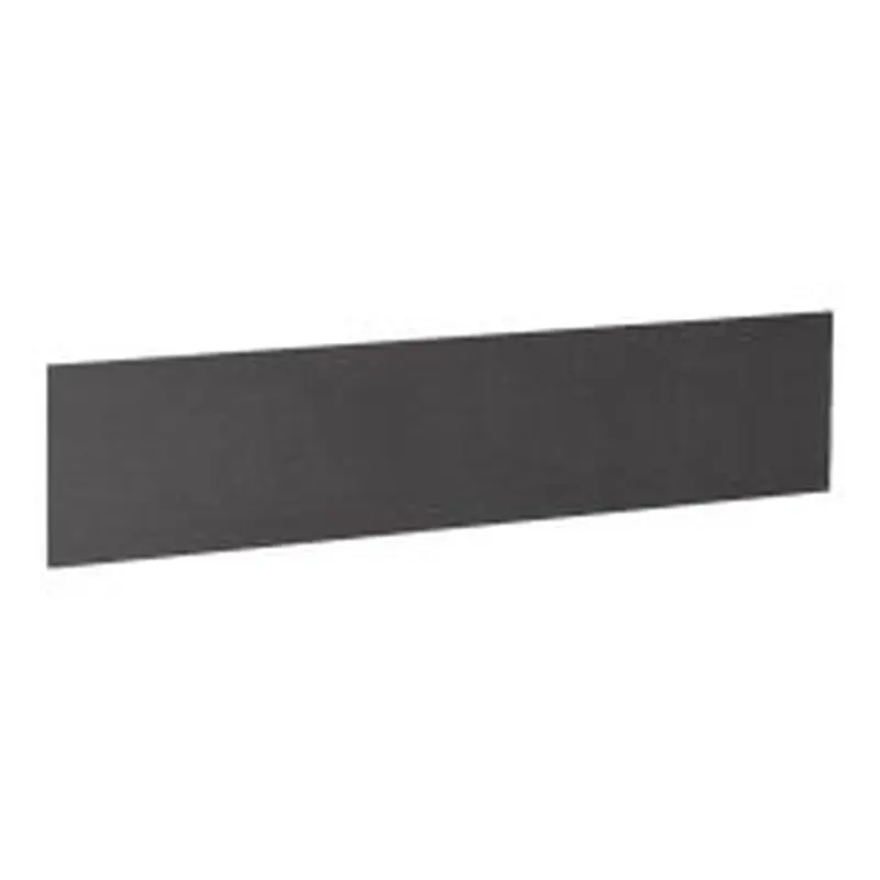 Lorell Essentials Series Unframed Hutch Bulletin Board, 56 3/4", Black