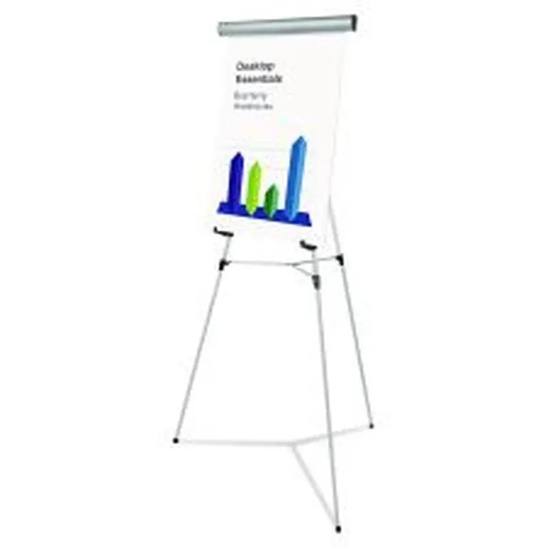 Universal Heavy-Duty Adjustable Presentation Easel, 69" Maximum Height, Metal, Silver
