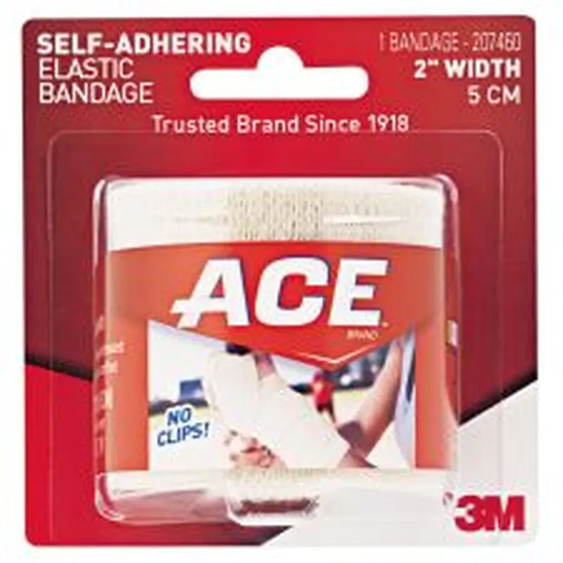 ACE Athletic Support Wrap, 2" Width, Tan