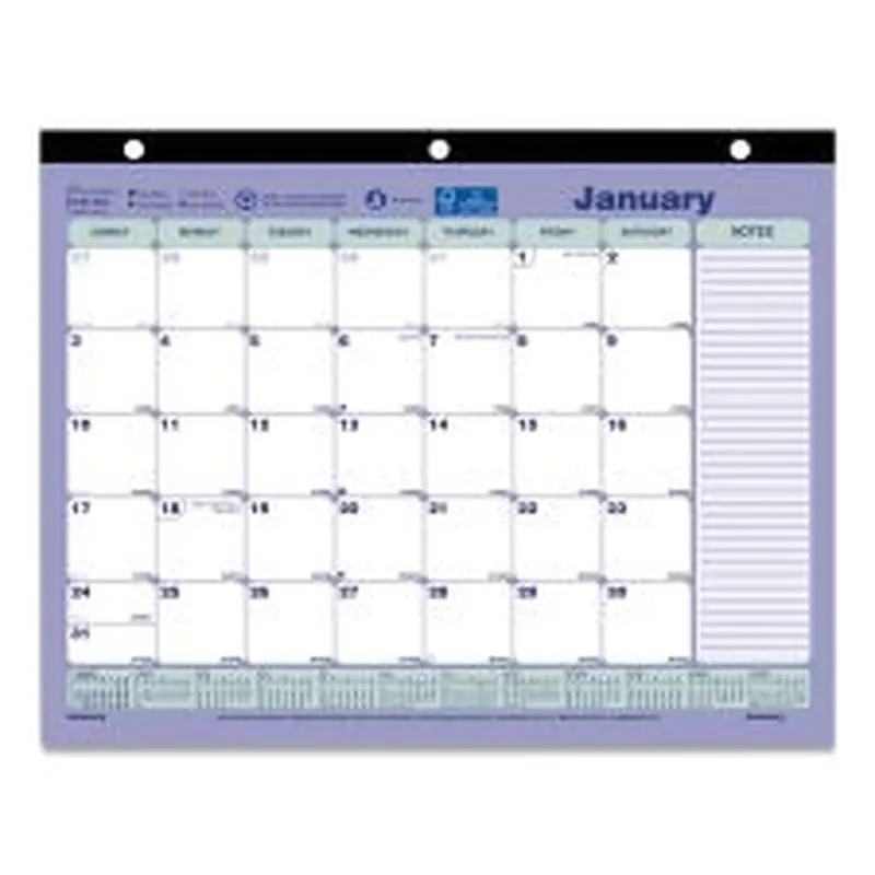 Brownline Monthly Desk Pad, January to December, English (C181721)