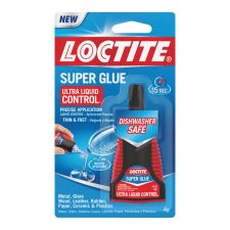 Loctite Ultra Liquid Control Super Glue, 0.14 oz, Dries Clear