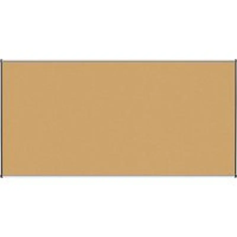 Lorell Cork Board, 96" x 48", Aluminum Frame With Silver/Black Finish