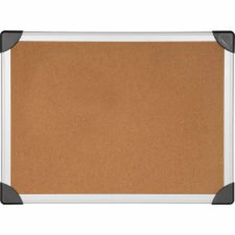 Lorell Mounting Cork Bulletin Board, 48" x 96", Silver Aluminum Frame