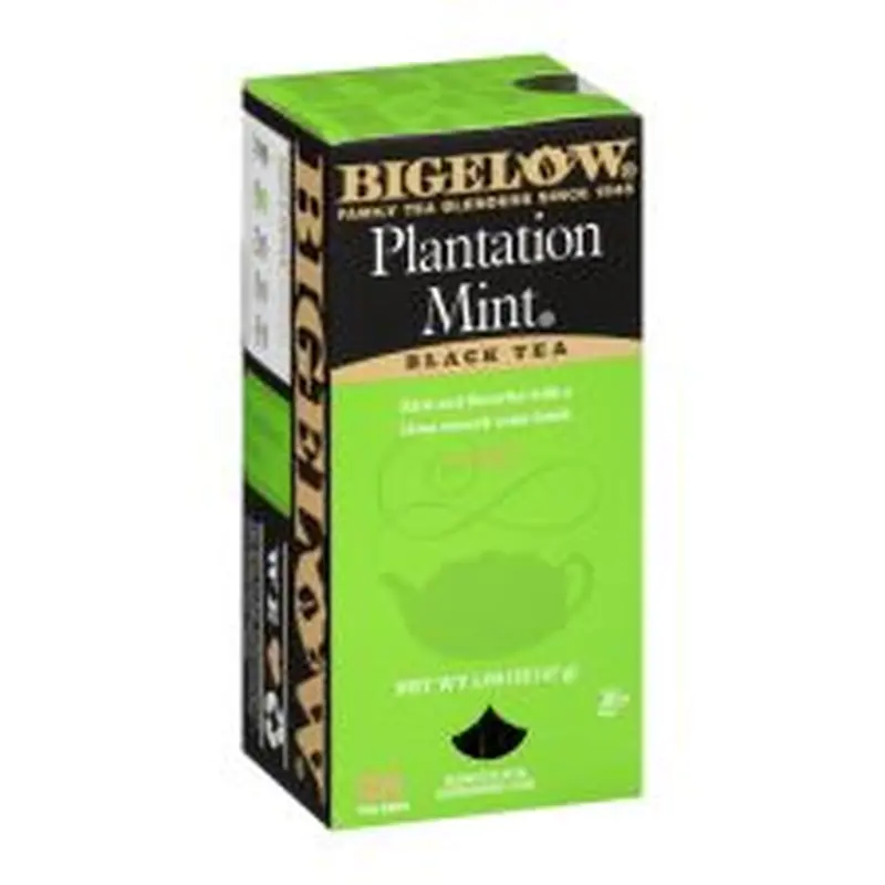Bigelow Plantation Mint Tea Bags, Box Of 28