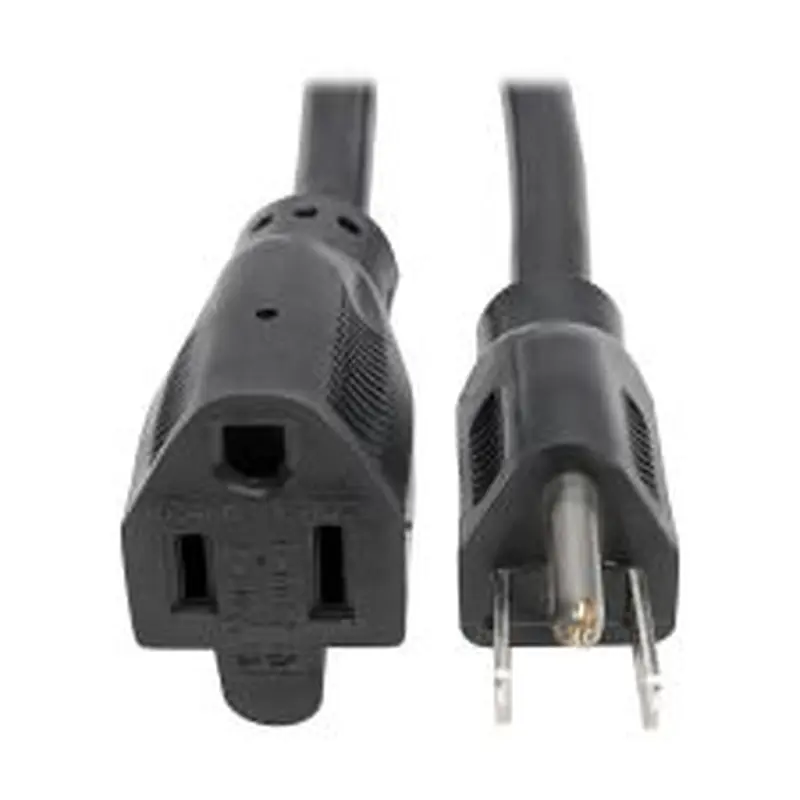 Eaton Tripp Lite Series Power Extension Cord, NEMA 5-15P to NEMA 5-15R - Heavy-Duty, 15A, 120V, 14 AWG, 6 ft. (1.83 m), Black