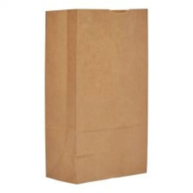 Ross & Wallace Paper Products Grocery Paper Bags, 12# Size, Extra-Heavy-Duty, 60# Basis Weight, 7" x 4.38" x 13.75", Kraft, 500/Bundle