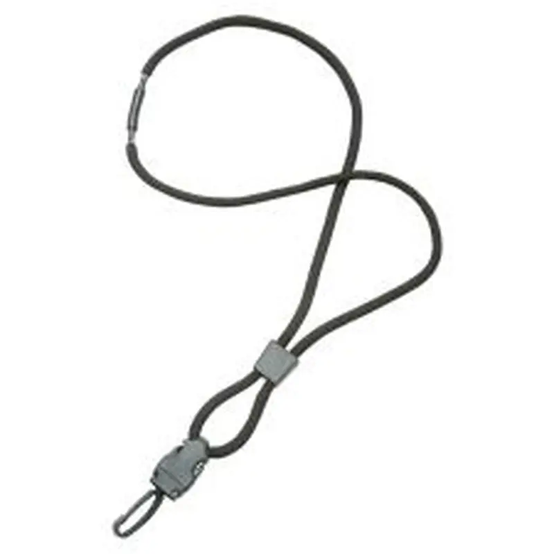 SKILCRAFT Premium Lanyard With Swivel Hook, 36", Black, Pack Of 12 (AbilityOne 8455-01-613-0192)