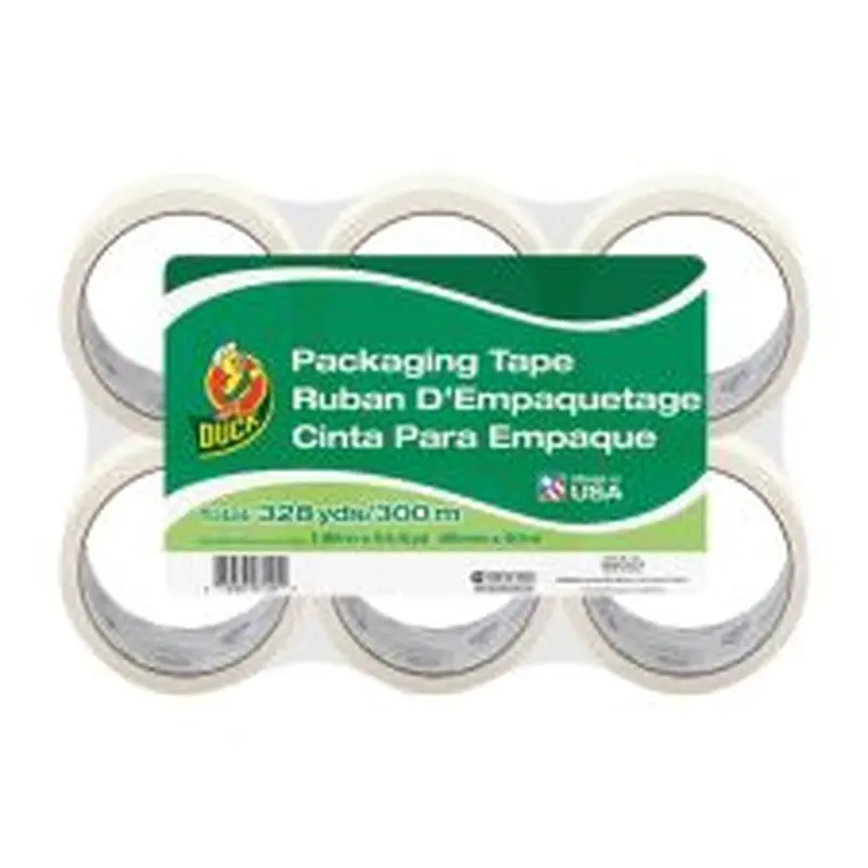 Duck Standard Packing Tape, 55 Yd., Pack Of 6