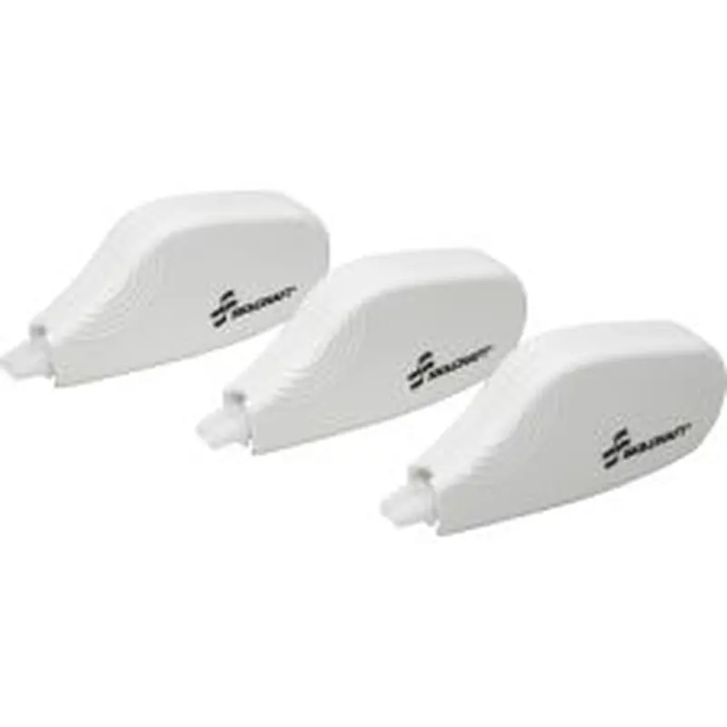 SKILCRAFT Correct-it Mini Dispenser, Single, 315", Pack Of 3 (AbilityOne 7510-01-511-7933)