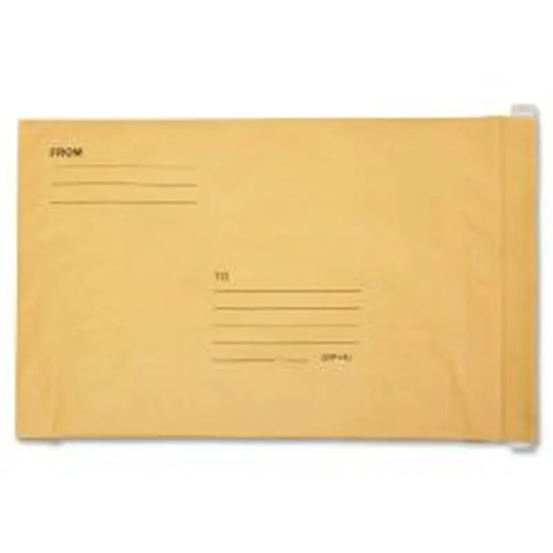SKILCRAFT Lightweight Paper-Cushioned Mailers, 10 1/2" x 16", Kraft, Pack Of 100 (AbilityOne 8105-00-281-1436)