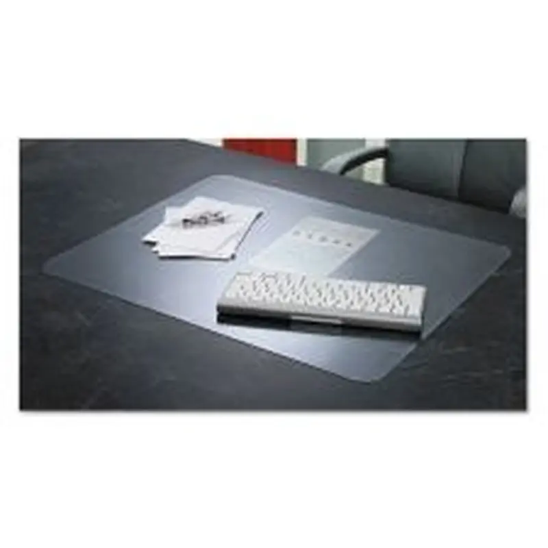 Artistic KrystalView Desk Pad with Antimicrobial Protection, Matte Finish, 36 x 20, Clear