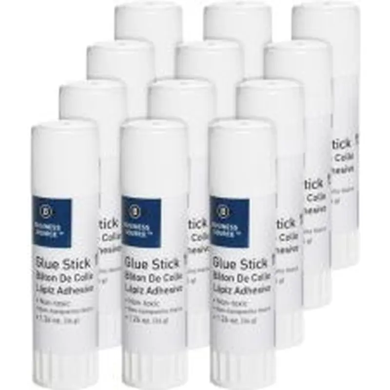Business Source Glue Stick - 1.26 oz - 12 / Pack
