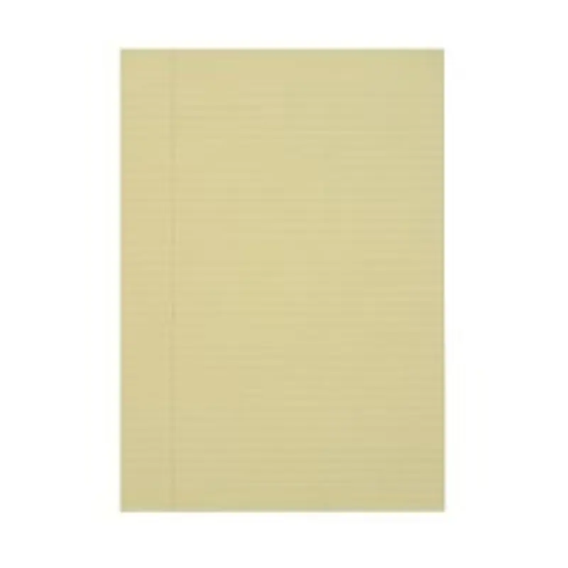 Glued Writing Pads By SKILCRAFT, 8 1/2" x 14", Yellow, Legal Ruled Both Sides, Pack Of 12 (AbilityOne 7530-01-124-7632)