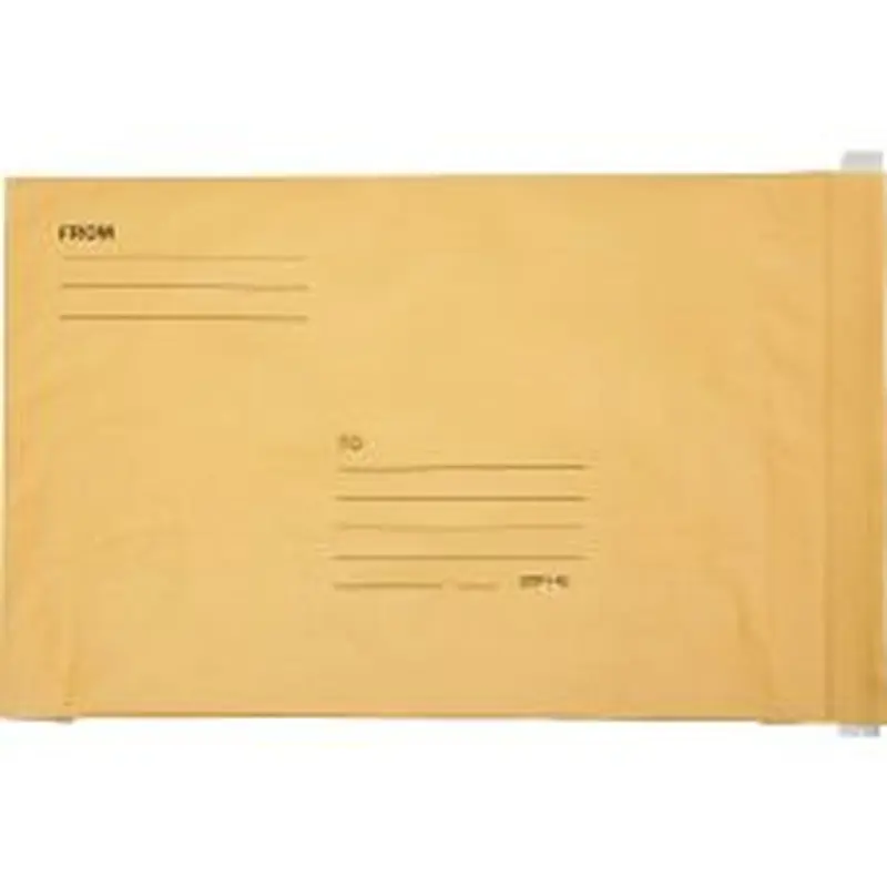 SKILCRAFT Kraft Lightweight Cushioned Mailers, 14 1/4" x 20", Kraft, Pack Of 50 (AbilityOne 8105-00-117-9886)