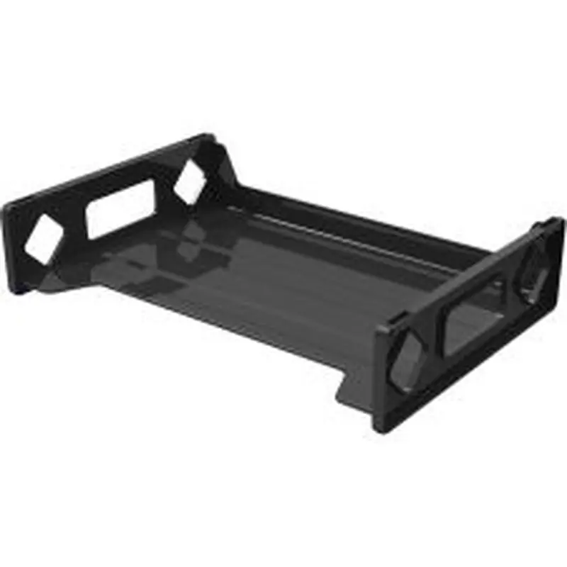 Deflecto Sustainable Office Stackable Desk Tray - 2.75"x16.13"x 9" Depth - Desktop - Stackable, Sturdy, Ec - 399104
