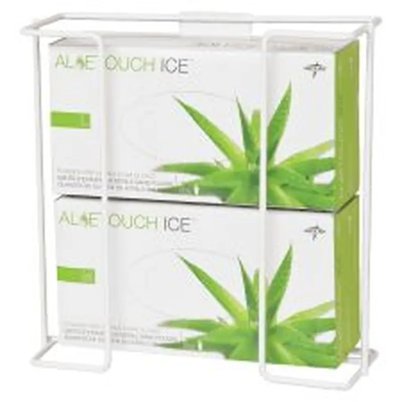 Medline Wire Glove Dispenser Box Holder, Double, White, Pack Of 2