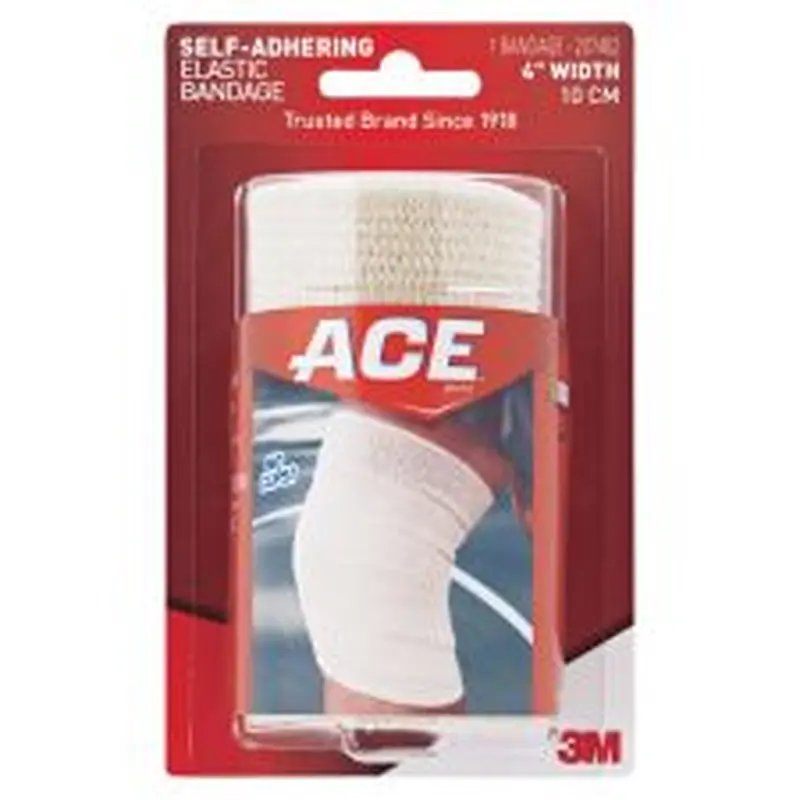 ACE Athletic Support Wrap, 4" Width, Tan