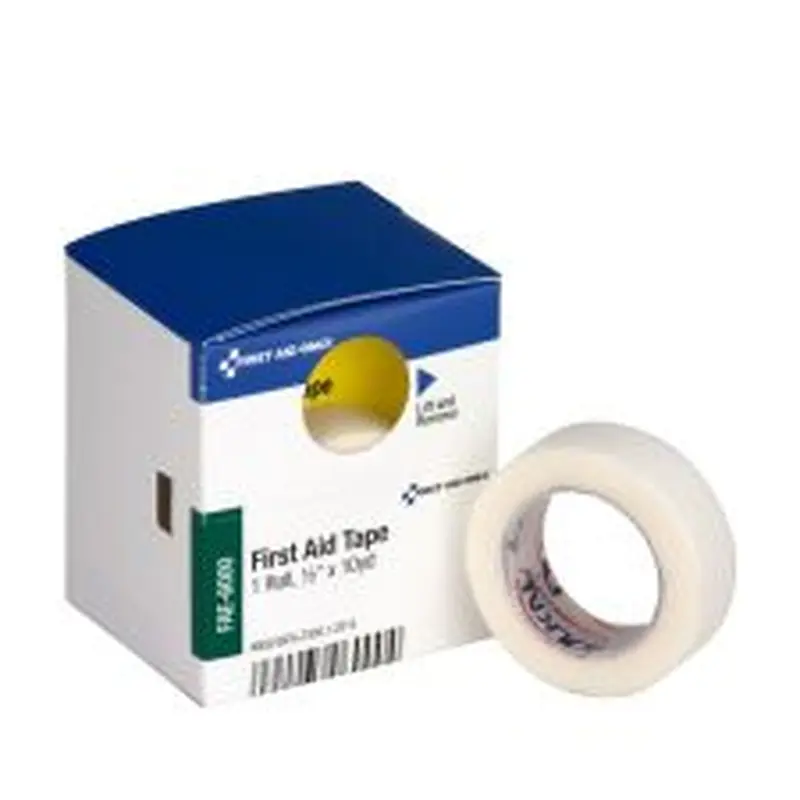 First Aid Only First Aid Tape, 1/2" x 10 Yards, White