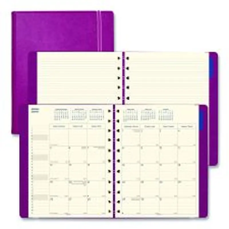 Filofax Soft Touch 17-Month Planner, 10.88 x 8.5, Fuchsia Cover, 17-Month: Aug 2025 to Dec 2026